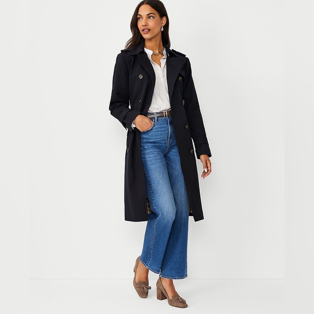 NWT‎ BEST SELLER Ann Taylor Fitted Trench Coat